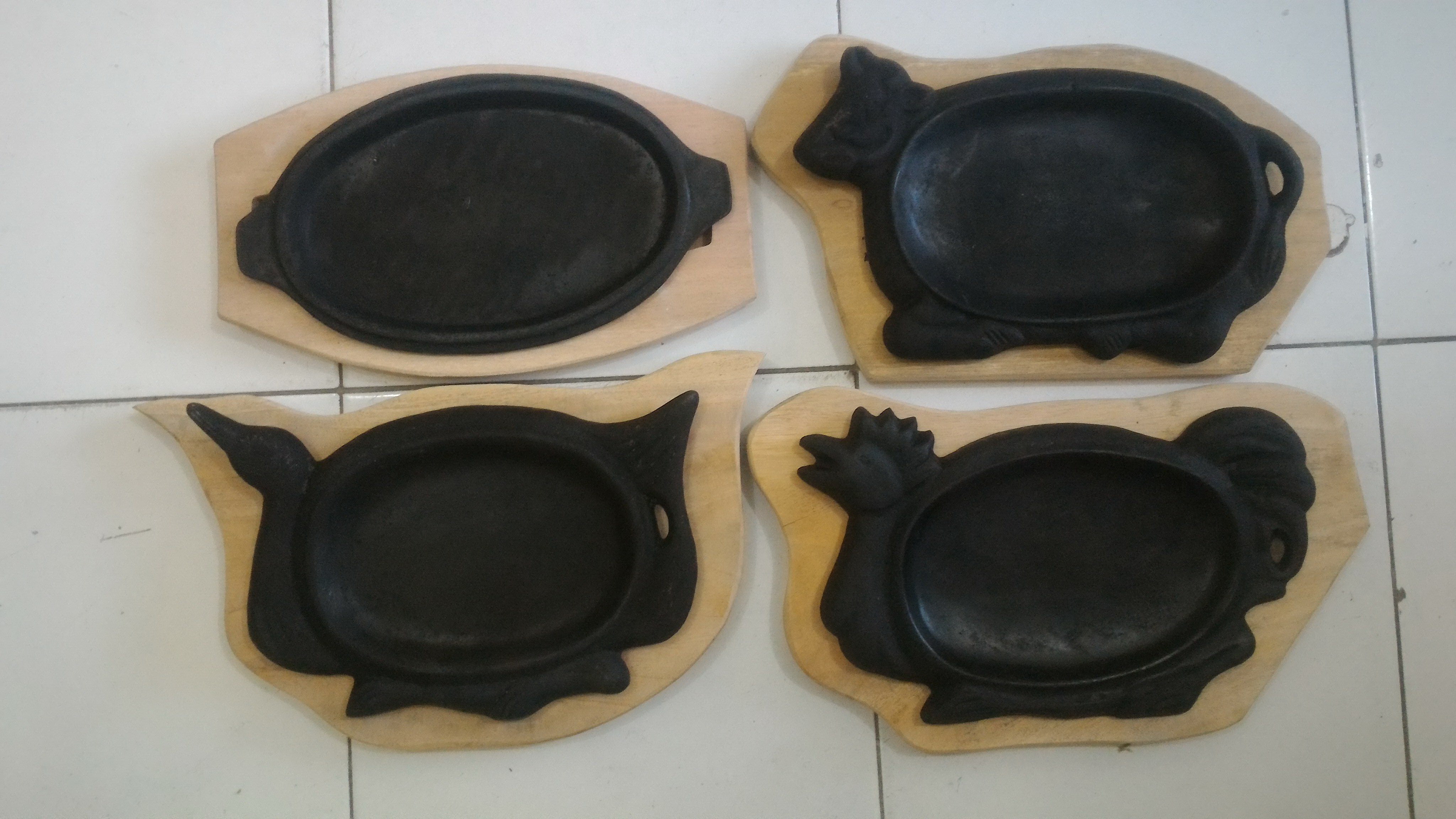 Hot Plate Kerbau, Ayam, Bebek, Ikan, Oval